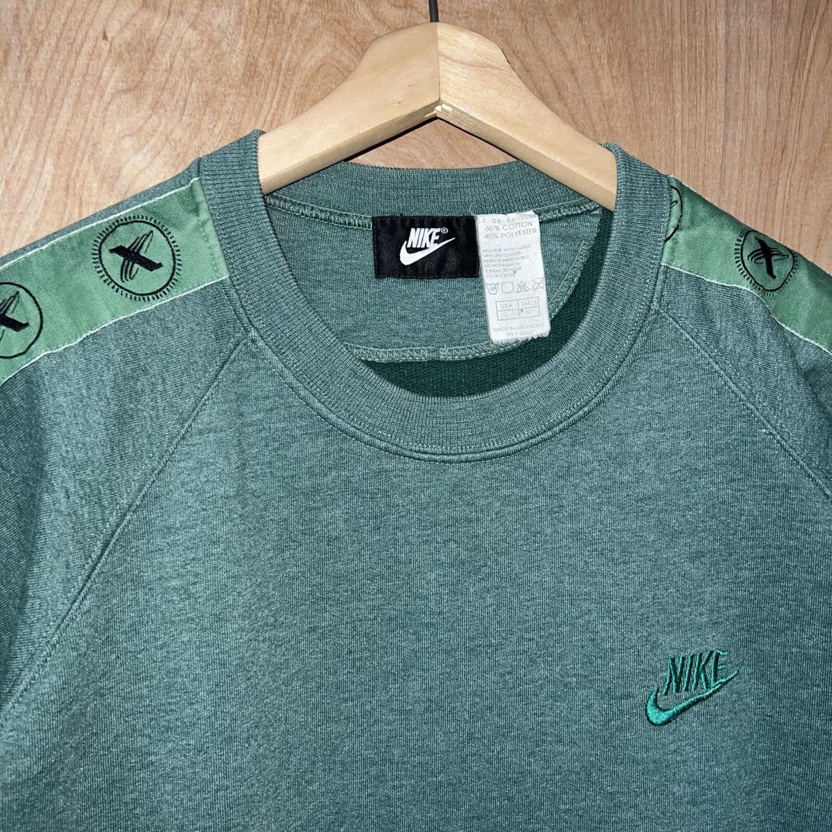 Nike VINTAGE 90s NIKE OVERSIZED SHORT SLEEVE LOGO SWEATSHIRT Size US L / EU 52-54 / 3 - 2 Thumbnail