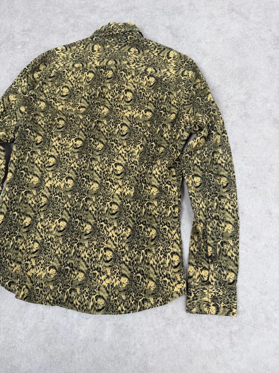 Versace Versace Leopard Print Mafia Shirt Size US S / EU 44-46 / 1 - 8 Thumbnail