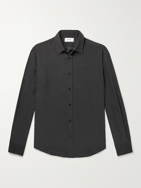 Celine o1y1024 Solid Color Shirt in Black Size US L / EU 52-54 / 3 - 1 Thumbnail