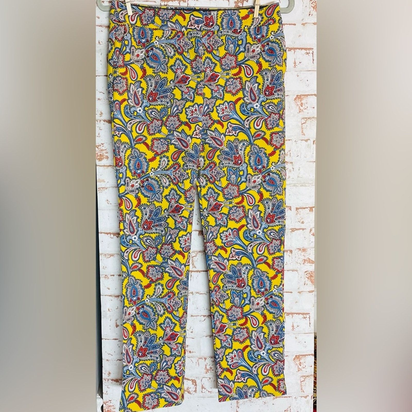 Boden Boden Yellow and Navy Pants Size 29" - 1 Thumbnail