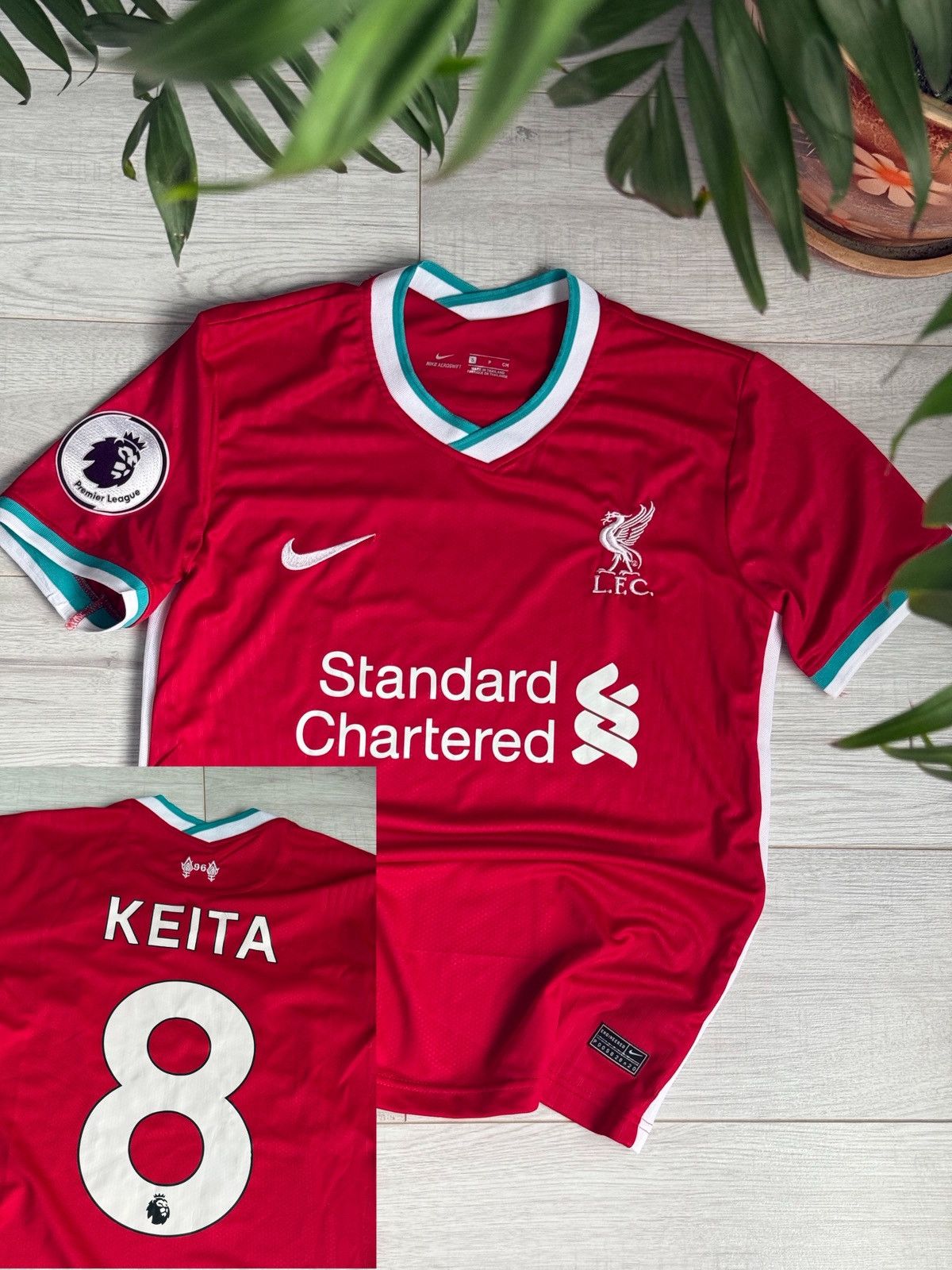 Nike #8 Keita Balde Liverpool 2020 kit nike soccer jersey shirt Size US S / EU 44-46 / 1 - 1 Thumbnail