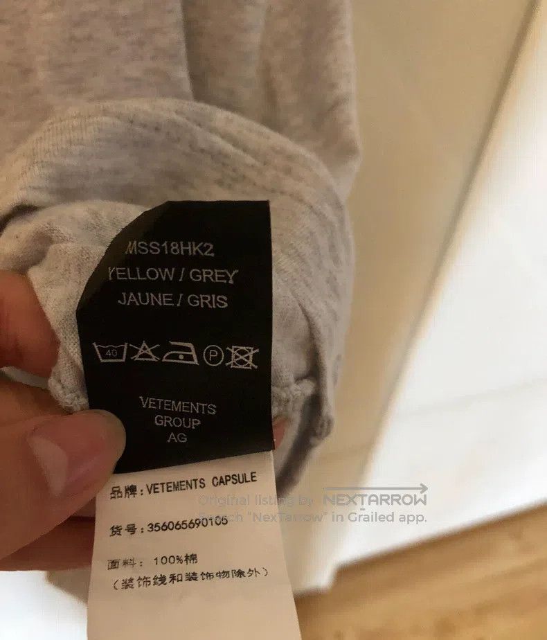 Vetements Vetements T-Shirt Size US XS / EU 42 / 0 - 7 Thumbnail