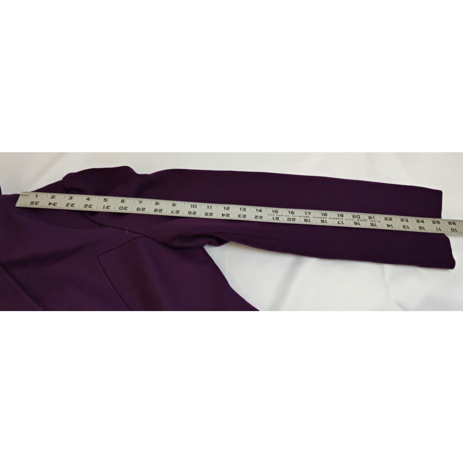 Guess Guess Wool Blend Peacoat Women's Large Petite Purple Size L / US 10 / IT 46 - 14 Thumbnail