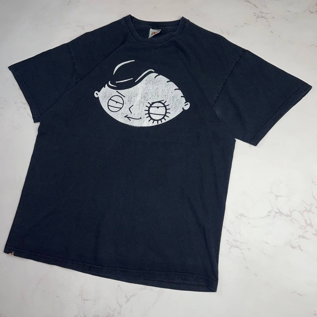 Vintage Vintage Y2K Stewie Griffin Faded Fruit of The Loom T shirt L Size US L / EU 52-54 / 3 - 3 Thumbnail