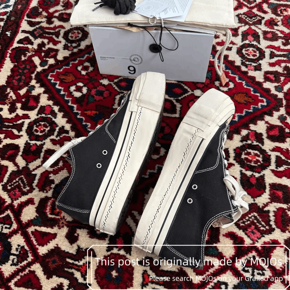 Visvim Sz 9 Visvim 21SS Skagway Canvas Low Mojos94662 Size US 9 / EU 42 - 4 Thumbnail