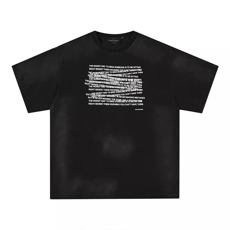 Other Vintage Washed Black Tee Size US XL / EU 56 / 4 - 1 Thumbnail