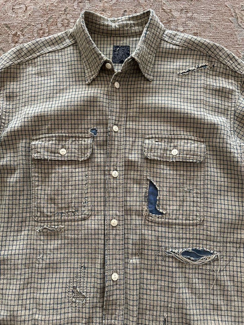 Visvim Visvim 20ss ICT GRAND RIVER L/S CRASH shirt Size US M / EU 48-50 / 2 - 5 Thumbnail