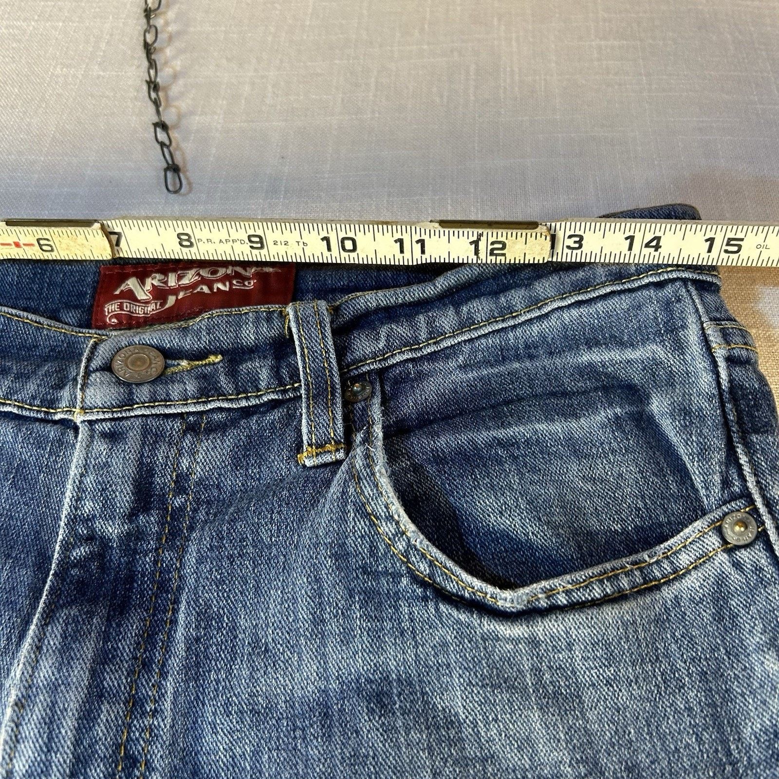 Arizona Jean Co. Arizona Slim Skinny Flex Denim 29x34 Jeans Medium Wash Size US 29 - 9 Thumbnail