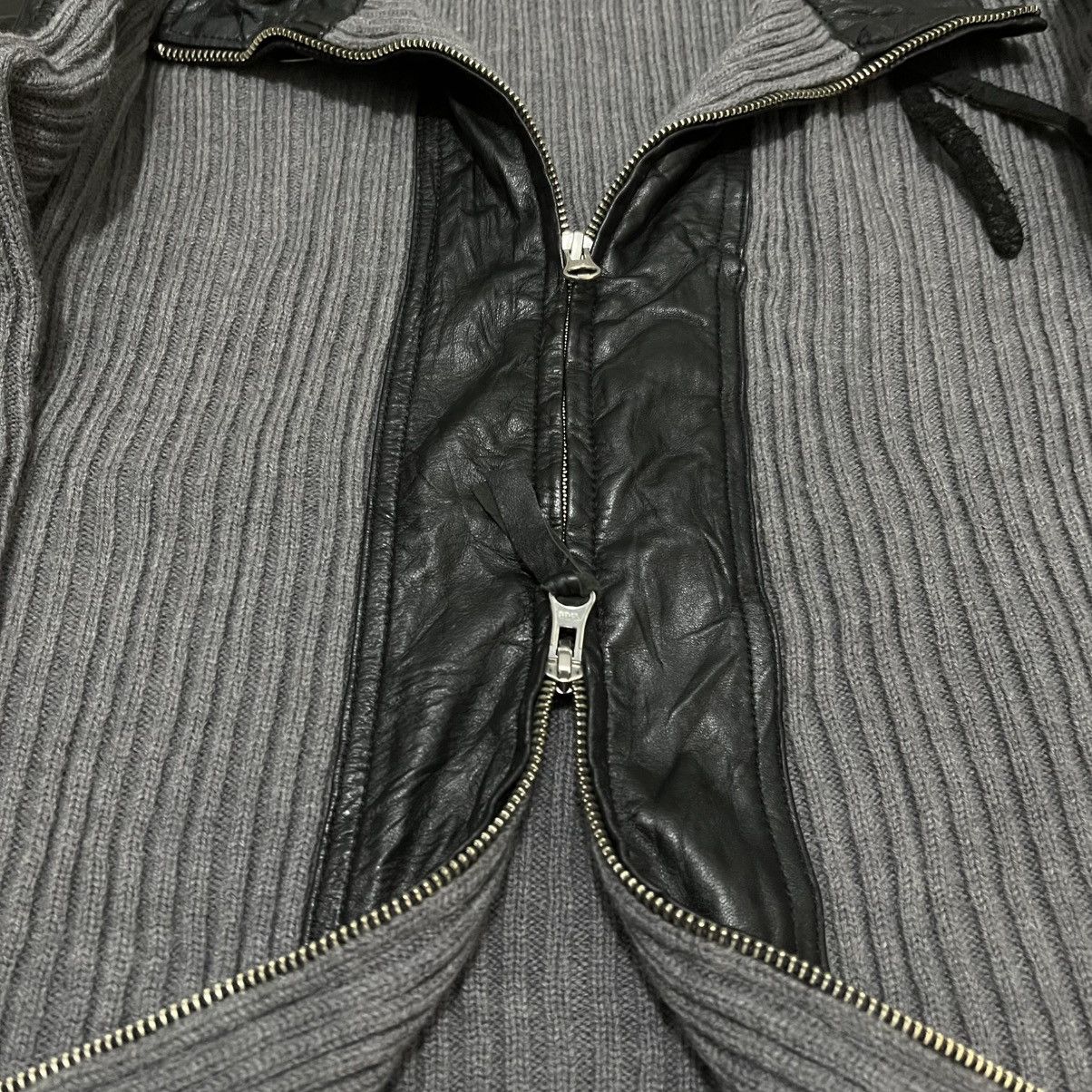 Avirex Rare Avirex Leather Knit Size US M / EU 48-50 / 2 - 9 Thumbnail