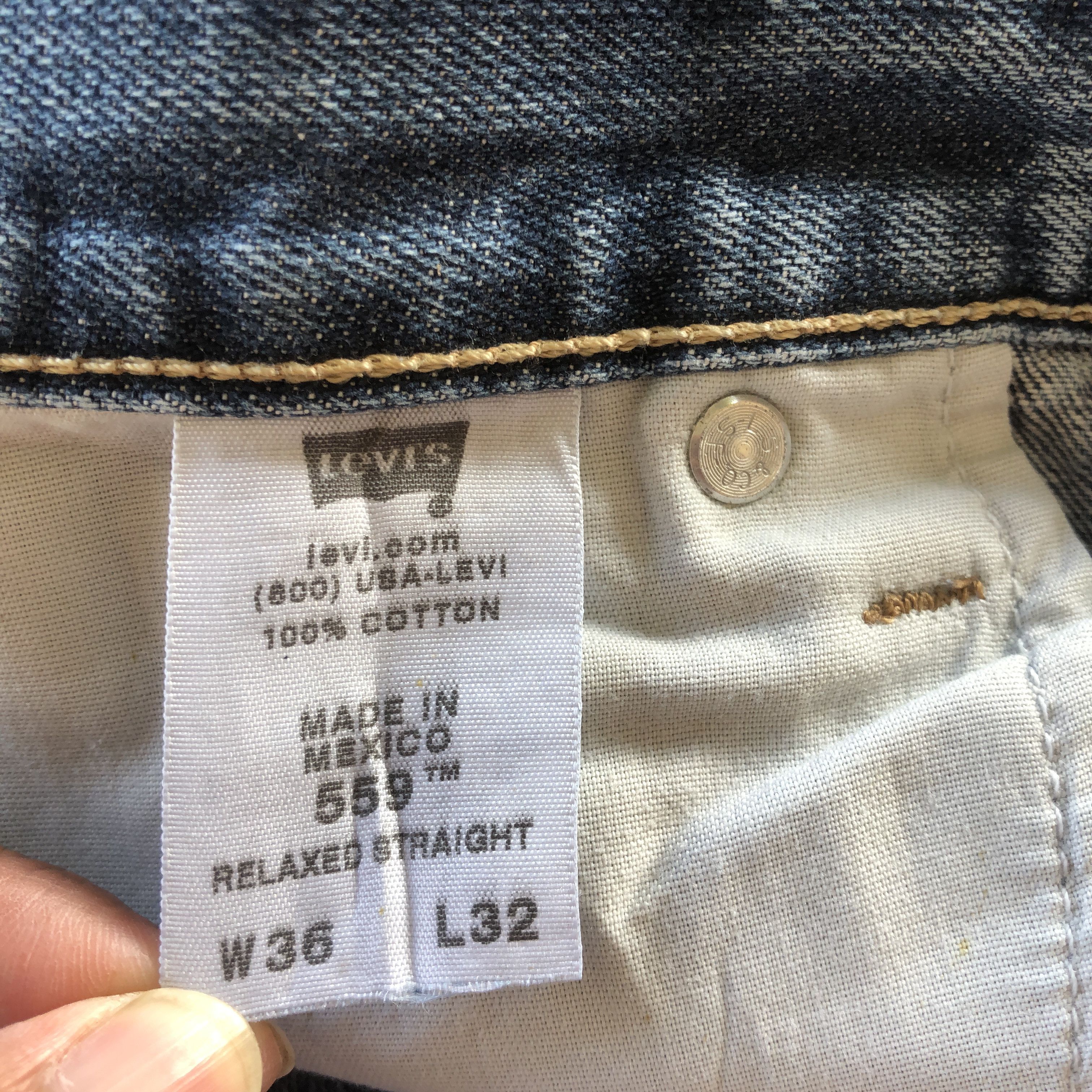 Levi's Vintage Levis Distressed Jeans Levi's 559 Painter Denim Size US 36 / EU 52 - 9 Thumbnail