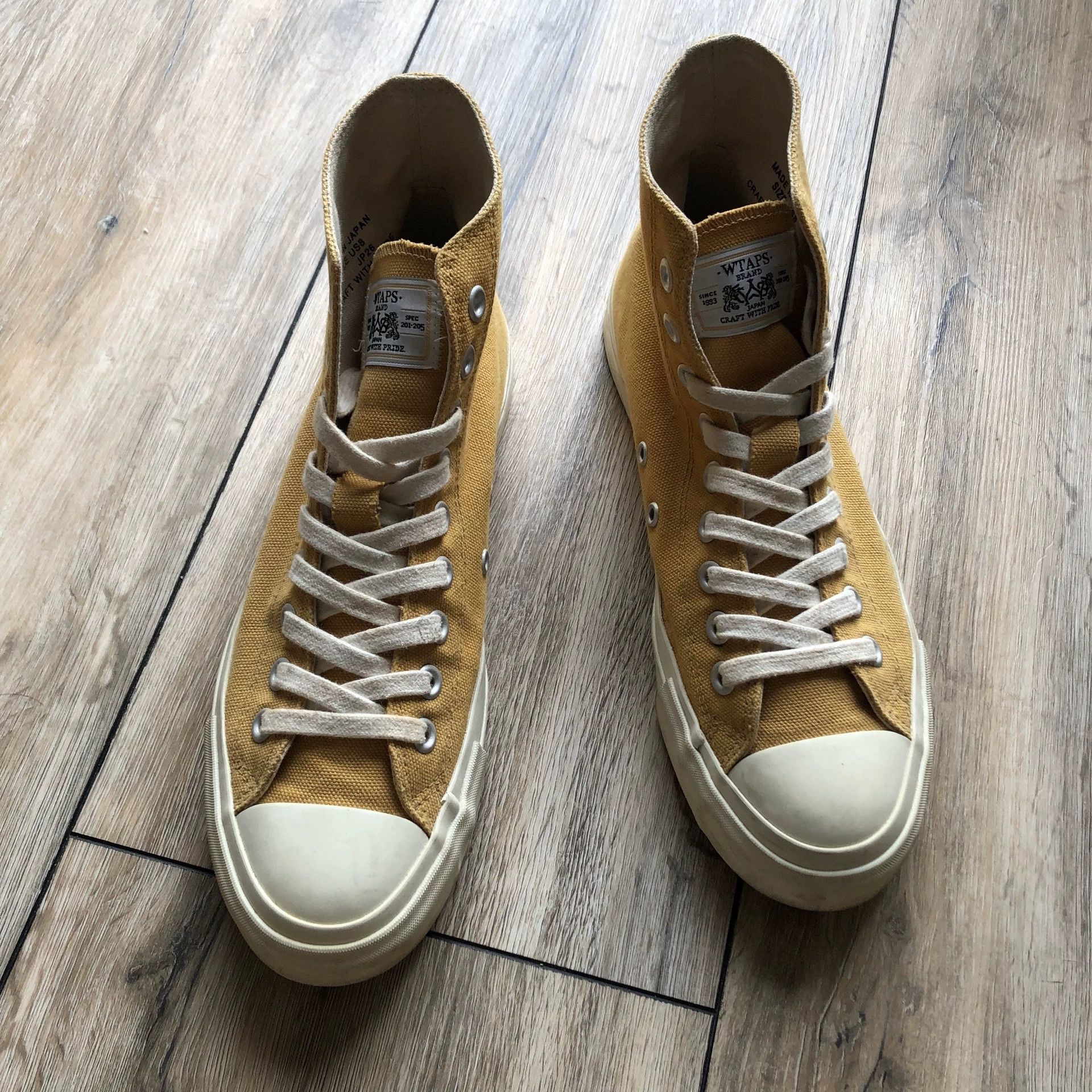Wtaps Wtaps Canvas Mustard Sneakers Size US 5 / EU 37 - 1 Thumbnail