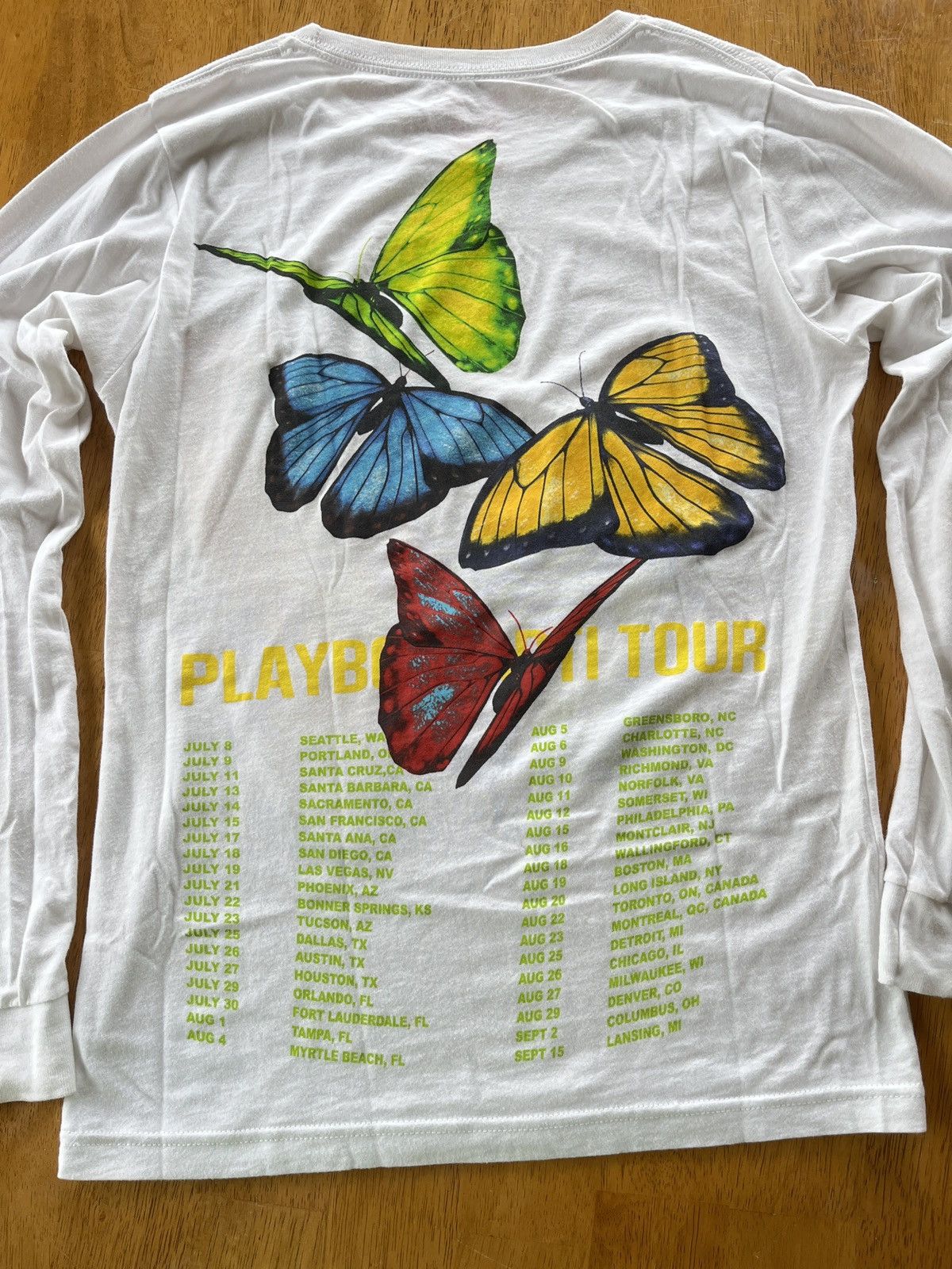 Playboi Carti 🦋Playboi Carti neon tour 2018 XS Very Rare Size US XS / EU 42 / 0 - 2 Thumbnail