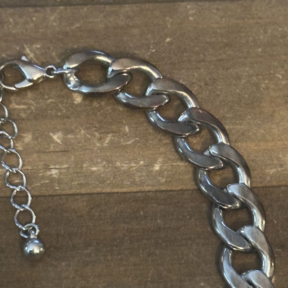 Other Chunky silver tone marquise rhinestone statement necklace Size ONE SIZE - 5 Thumbnail