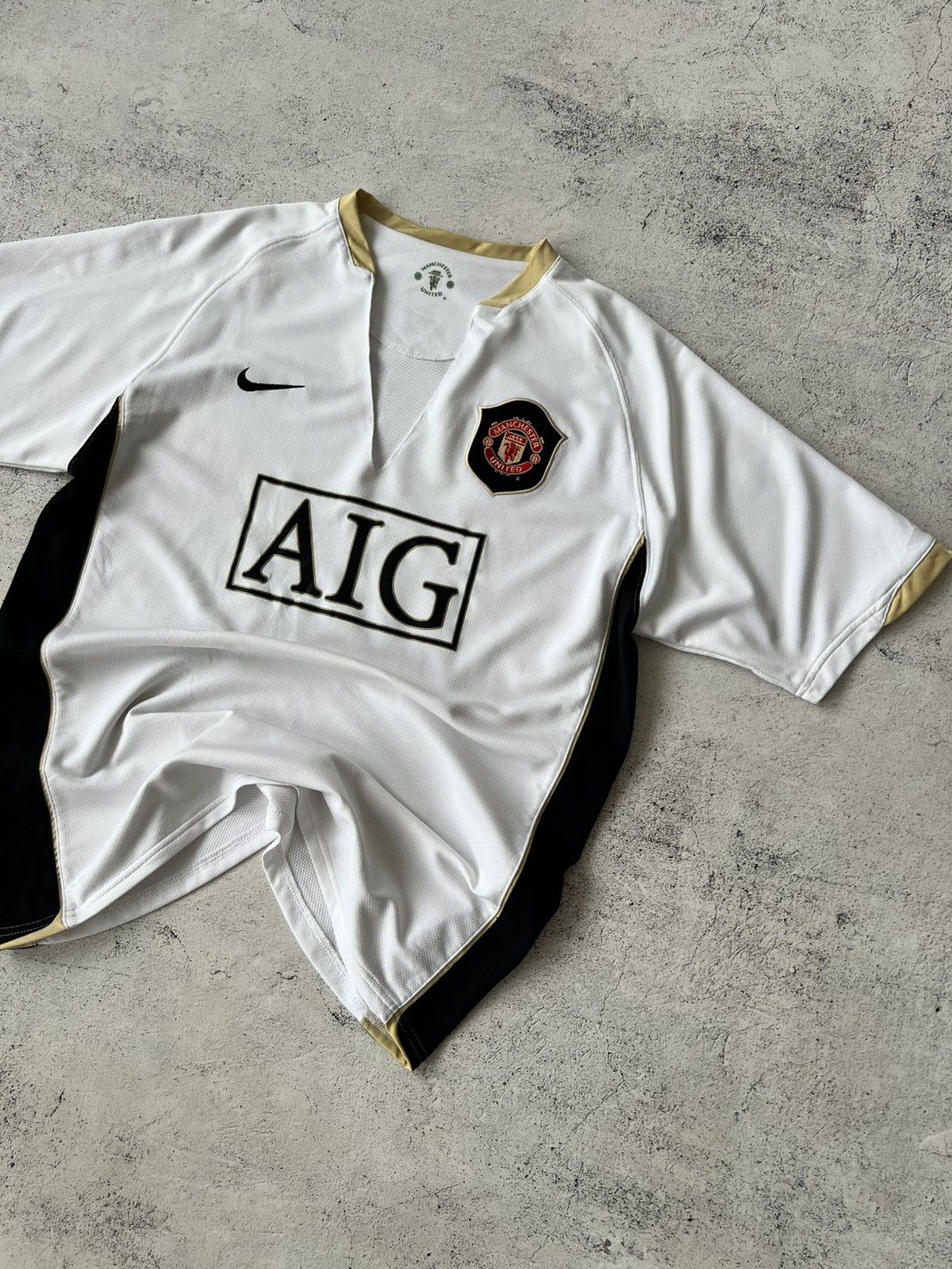 Nike 🩸RARE🩸Nike Manchester United 2006/2007 Away Vintage Jersey Size US L / EU 52-54 / 3 - 2 Thumbnail