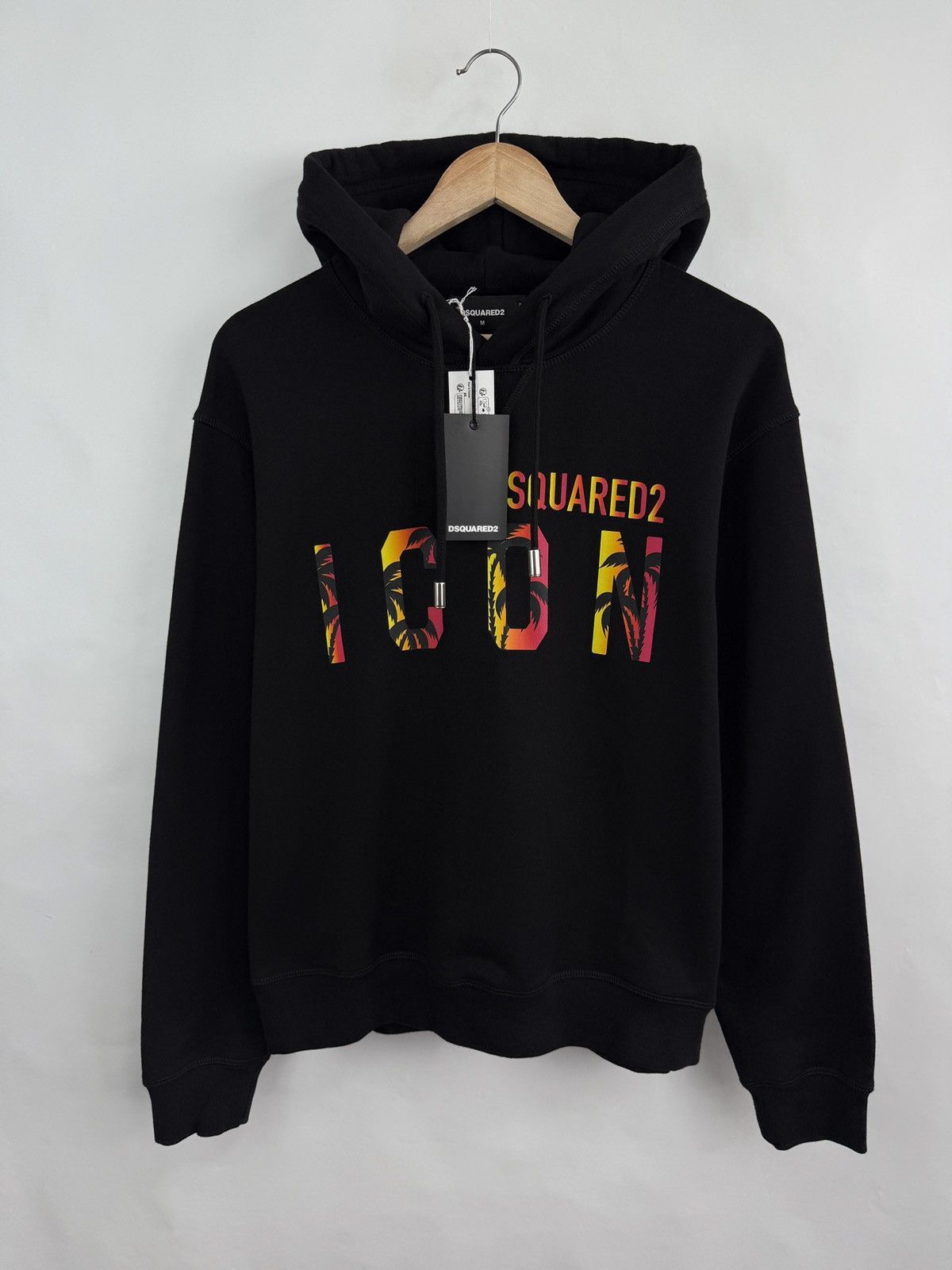 Dsquared2 🇮🇹❗️NEW Dsquared2 ICON Hawaiian Logo Hoodie Y2K Size US M / EU 48-50 / 2 - 7 Thumbnail