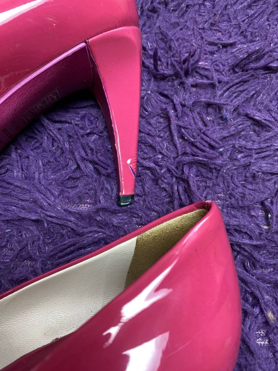 Prada Prada Womens Patent Leather Platform Heels Size US 9 / IT 39 - 6 Thumbnail