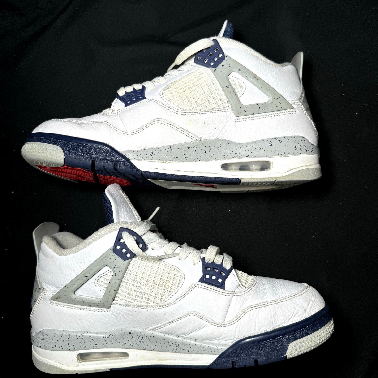 Jordan Brand × Nike Size 9 - Nike Air Jordan 4 Retro Midnight Navy Men's Shoes Size US 9 / EU 42 - 3 Thumbnail