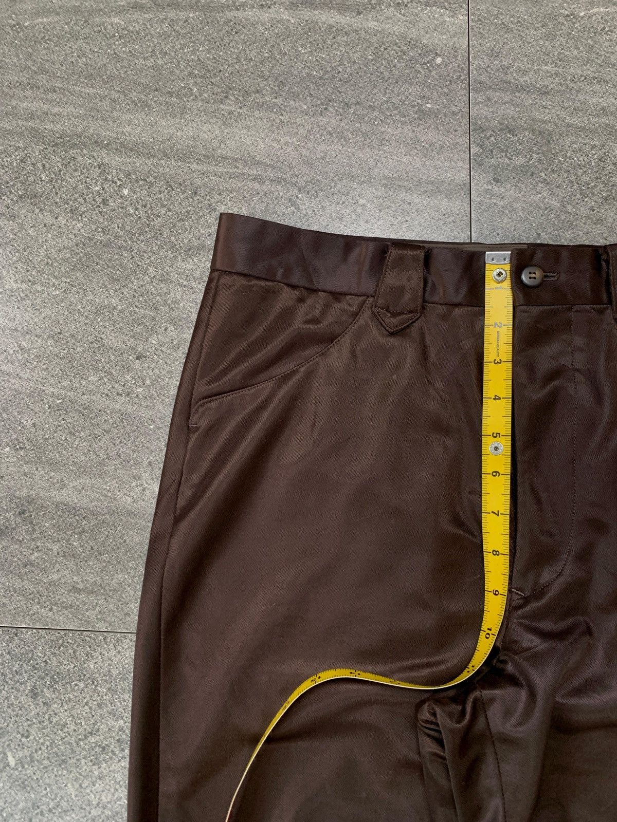 Issey Miyake FREE TAX ! Shiny Tapered Trousers Size US 33 - 11 Thumbnail