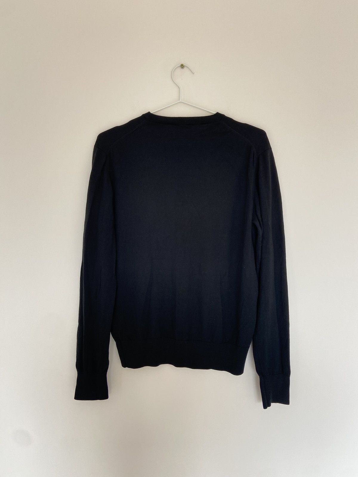 Stefano Ricci Stefano Ricci Black Wool Jumper with Embroidery Size US M / EU 48-50 / 2 - 4 Thumbnail