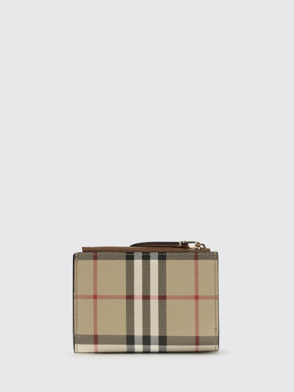 Burberry Burberry Wallet Woman Brown Size ONE SIZE - 1 Thumbnail