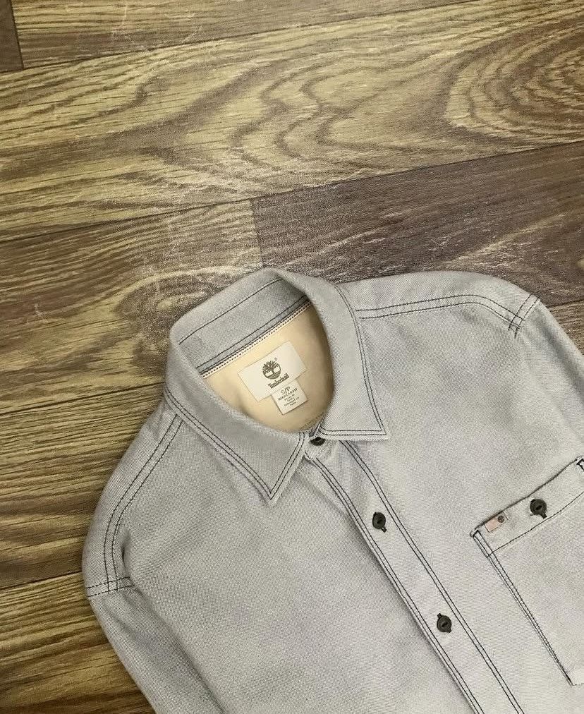 Timberland Mens Shirt TIMBERLAND Organic Cotton Long Sleeve Size US S / EU 44-46 / 1 - 3 Thumbnail