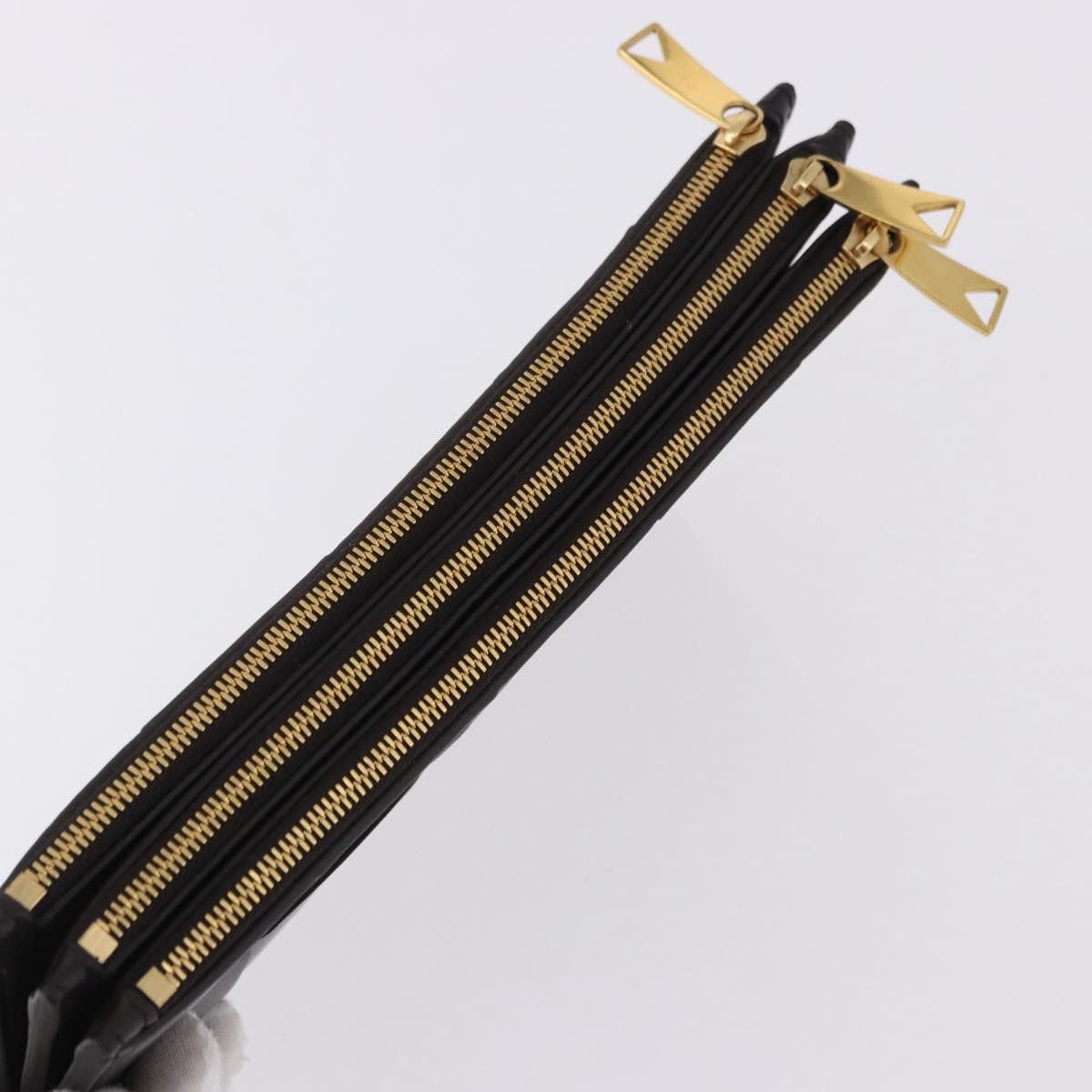 Bottega Veneta BOTTEGA VENETA MAXI INTRECCIATO Clutch Bag Leather Dark Size ONE SIZE - 6 Thumbnail
