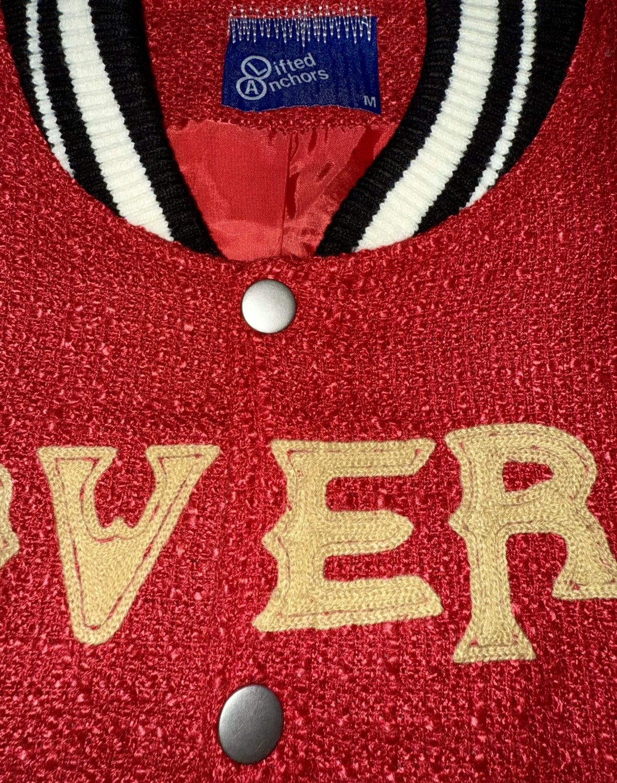 Lifted Anchors Lifted Anchors Varsity jacket, “Lovers Surf Resort” Size US M / EU 48-50 / 2 - 5 Thumbnail