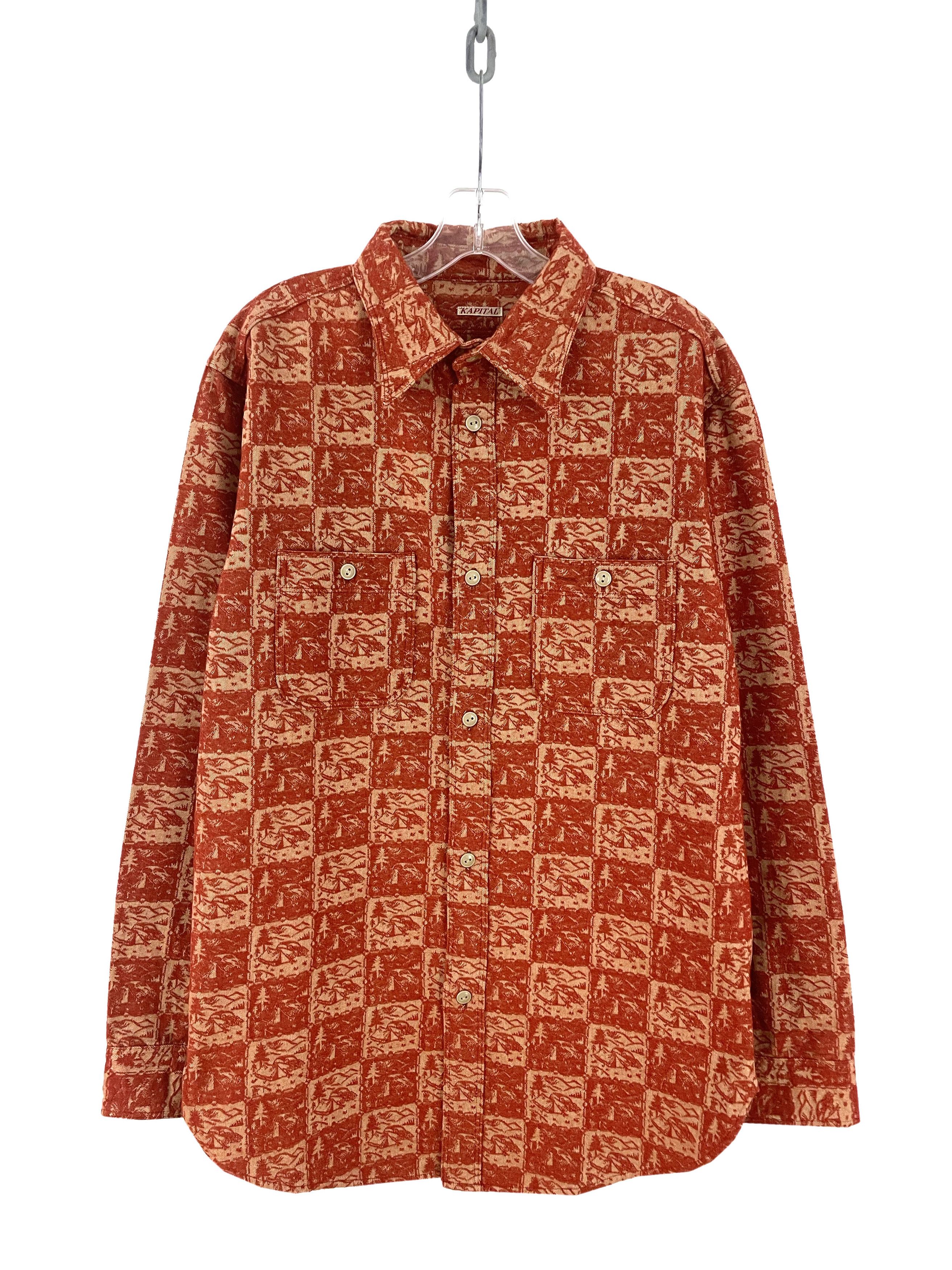 Kapital Checkered Tent Buttonup Size US XL / EU 56 / 4 - 1 Thumbnail