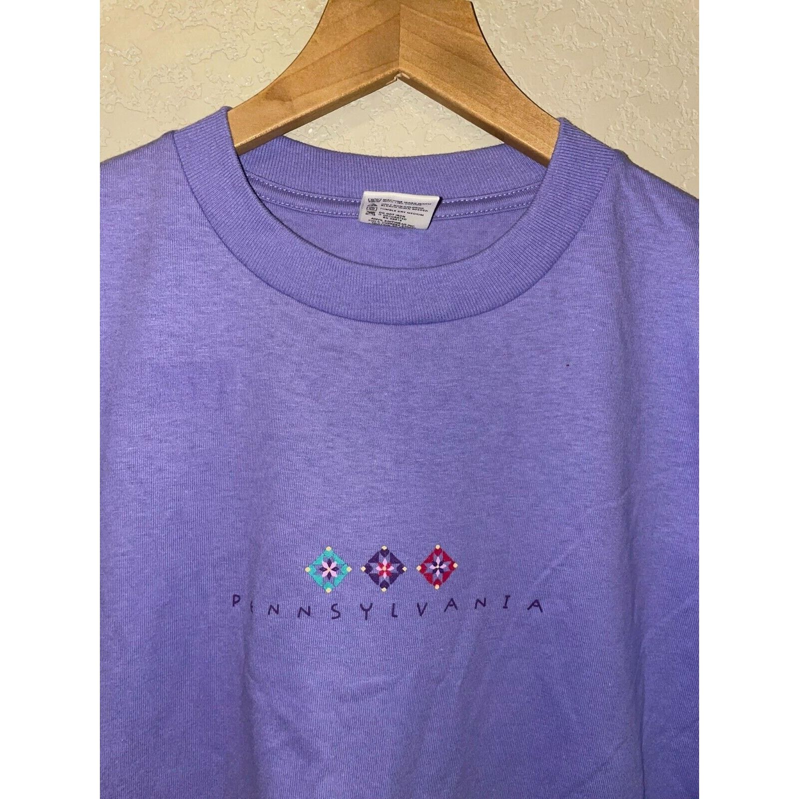 Anvil Vintage Pennsylvania Shirt PA Purple Tee 90s VTG Anvil Large Size US L / EU 52-54 / 3 - 2 Thumbnail