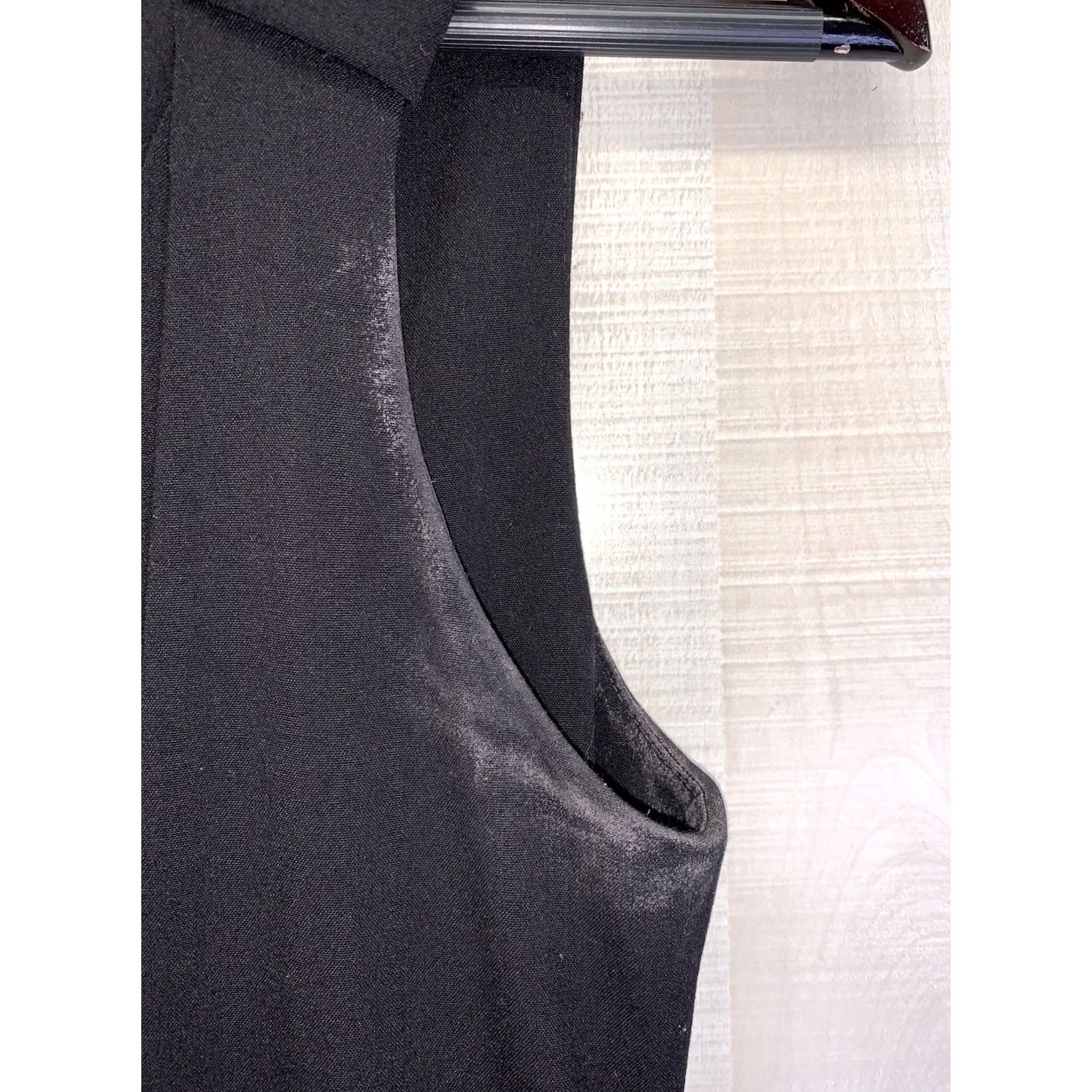 Calvin Klein Calvin Klein Black A-Line Pleated Shoulder Womens 8- Regular Dress/Made For Party/Cocktail Formal Travel Size M / US 6-8 / IT 42-44 - 3 Thumbnail