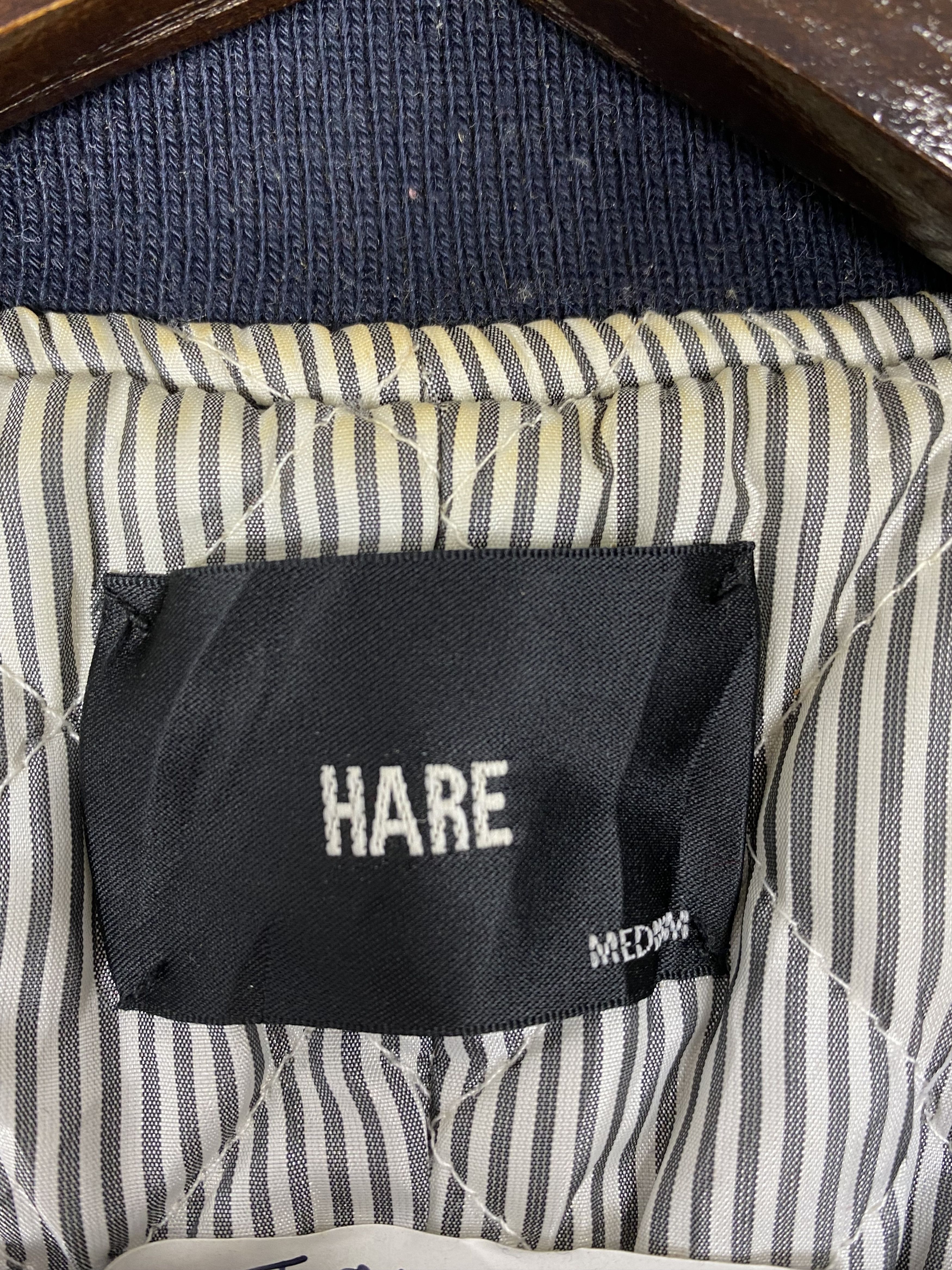 HARE Vintage Hare Varsity Jacket DJ0482 Size US L / EU 52-54 / 3 - 9 Thumbnail