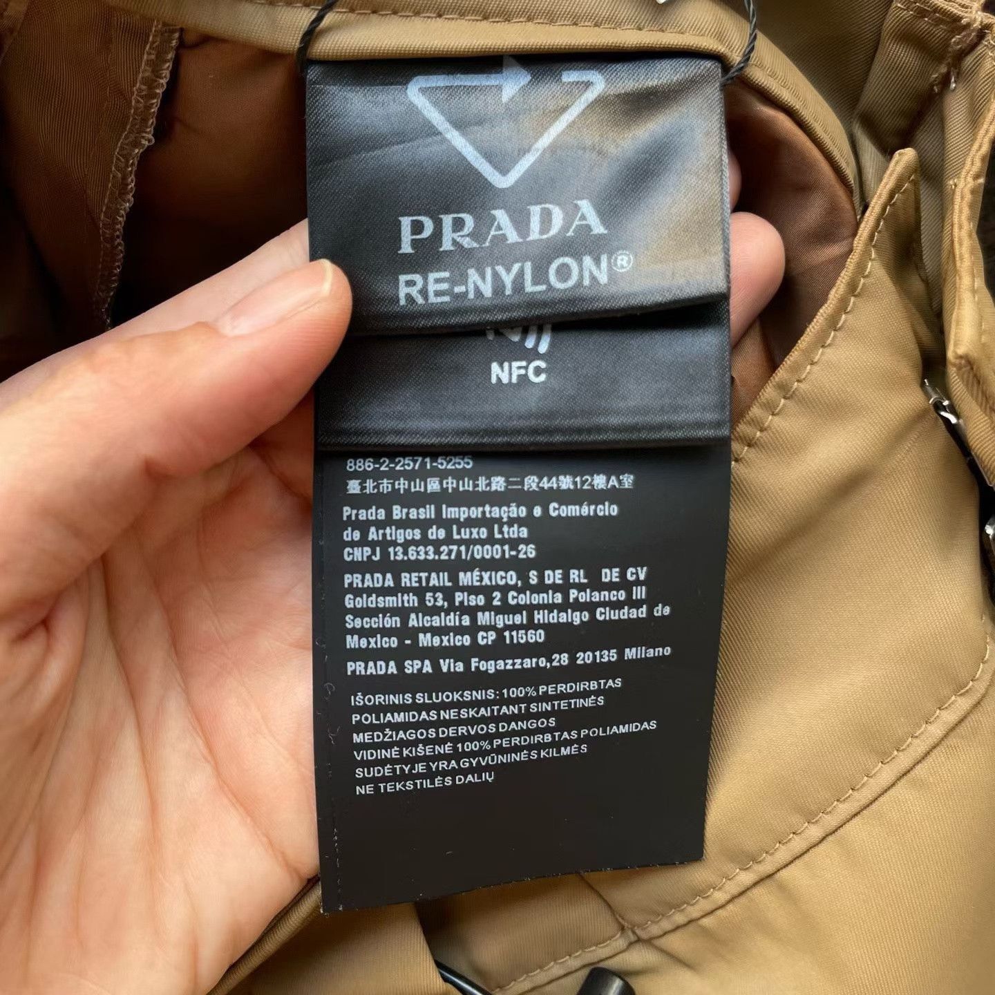Prada Prada Khaki Side Triangle Logo Casual Pants Size US 32 / EU 48 - 3 Thumbnail
