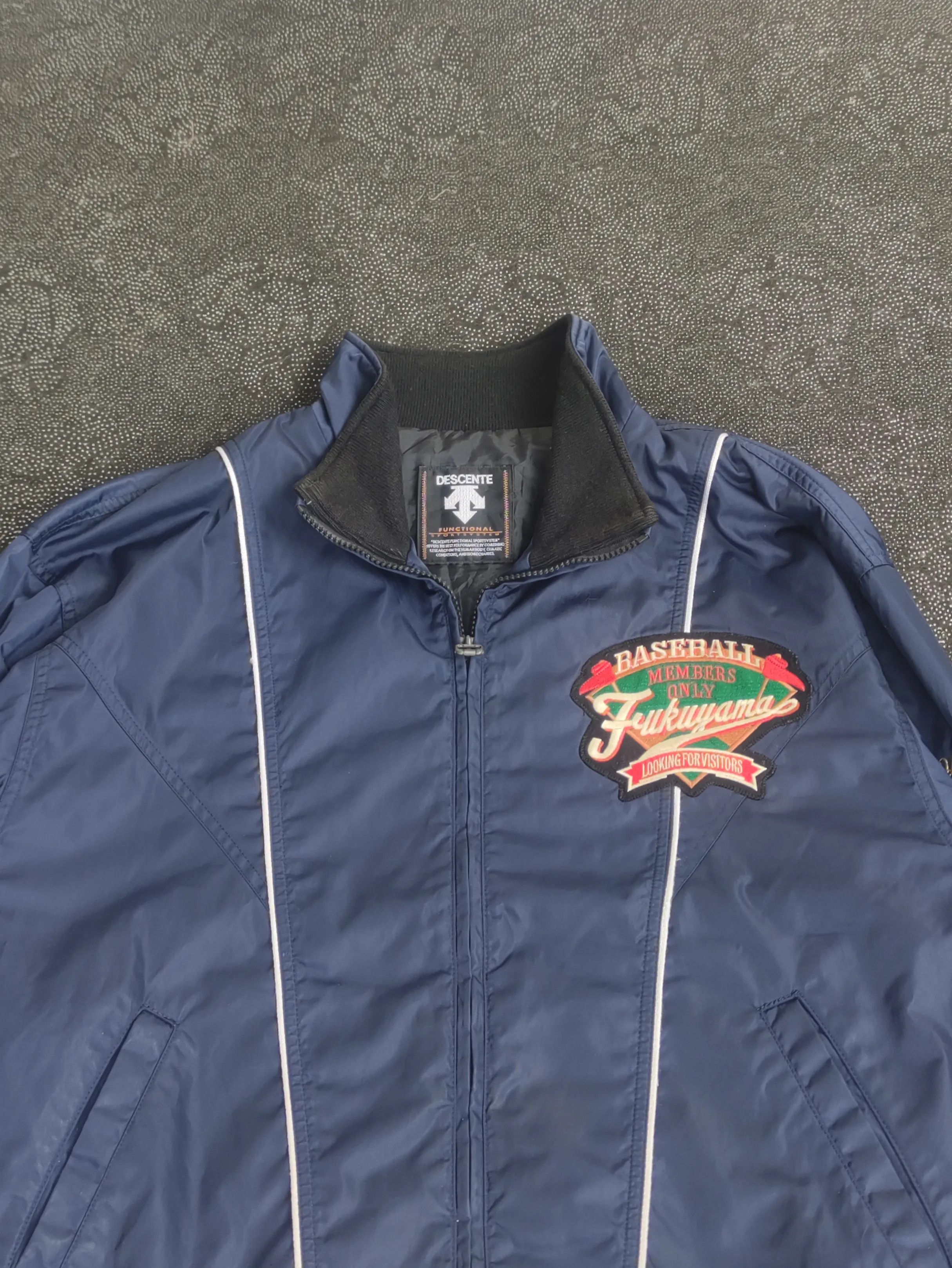 Descente Vintage 80s Descente Fukuyama Baseball Jacket J003 Size US XL / EU 56 / 4 - 4 Thumbnail