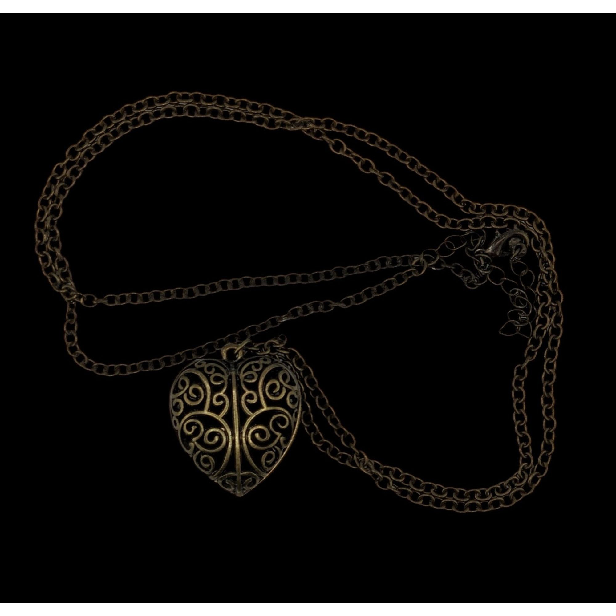 Other Victorian-Inspired Steampunk Heart Filigree Pendant Necklace Size ONE SIZE - 5 Thumbnail