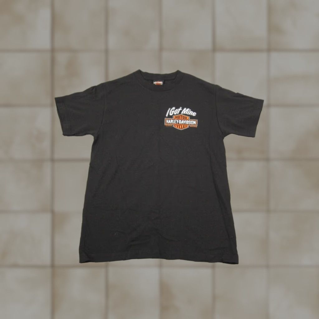Harley Davidson Harley-Davidson Shirt Mens Small Black Logo Harley-Davidson T-Shirt Crew Neck Short Sleeve Regular Fit Men Size US S / EU 44-46 / 1 - 1 Thumbnail