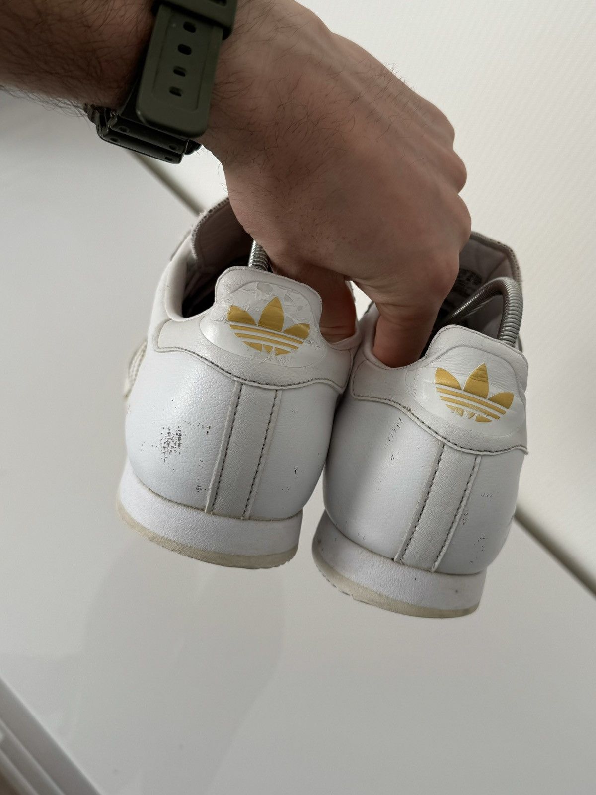 Adidas Vintage Adidas Y2k Samba White Leather Hype Sneakers Size US 11 / EU 44 - 5 Thumbnail