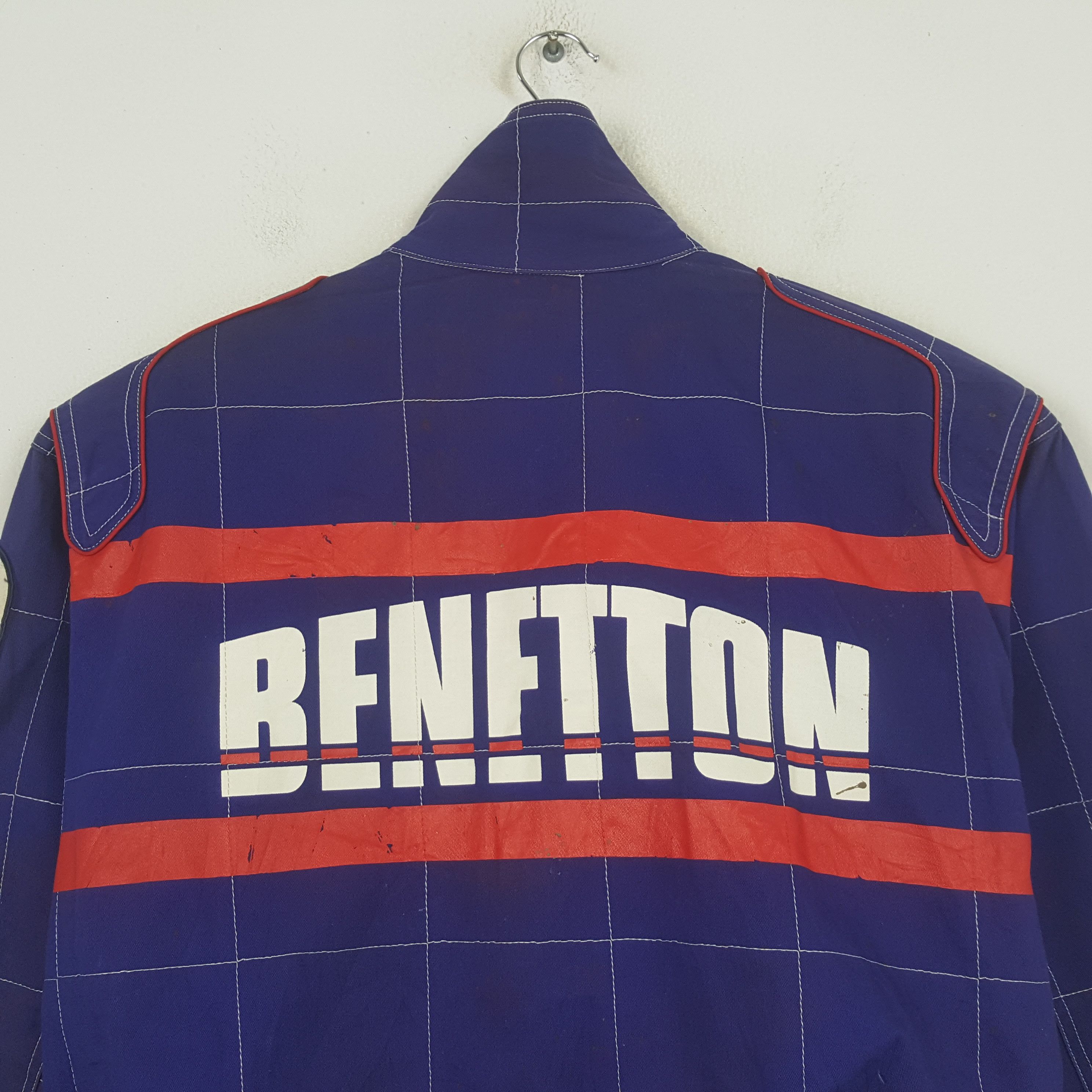 Benetton Vintage Benetton Formula 1 Racing Team Jacket RR28 Size US XL / EU 56 / 4 - 3 Thumbnail