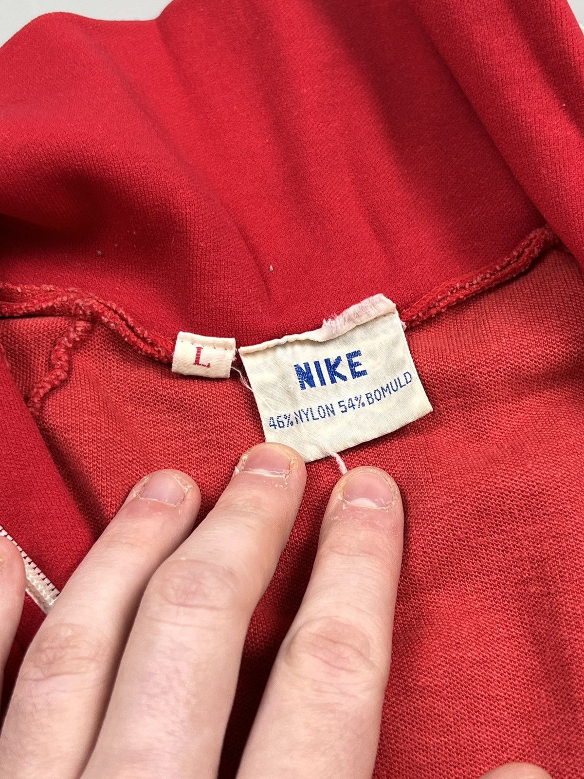 Nike × Vintage 70's Nike Vintage Tracksuit Top (Y0646) Size US L / EU 52-54 / 3 - 6 Thumbnail