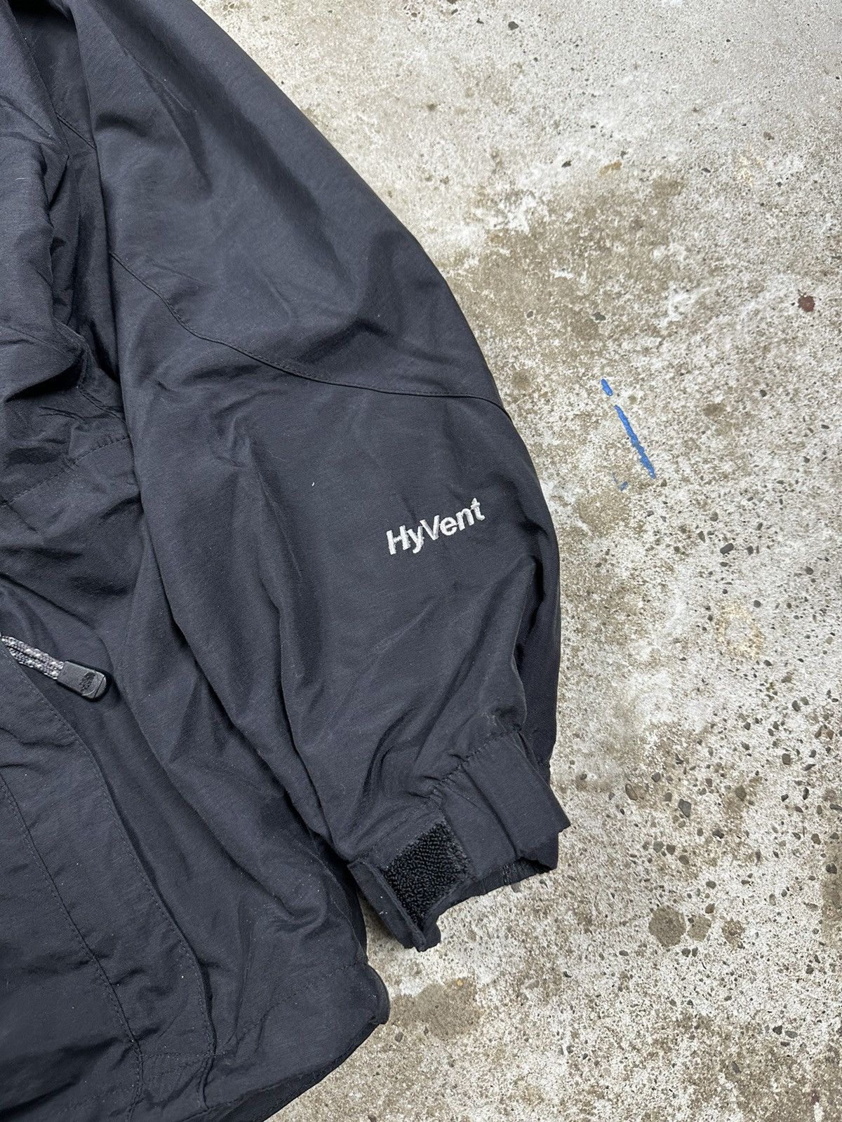 The North Face × Vintage ‼️ Vintage y2k The North Face HyVent Black Jacket Hooded Size US XL / EU 56 / 4 - 4 Thumbnail