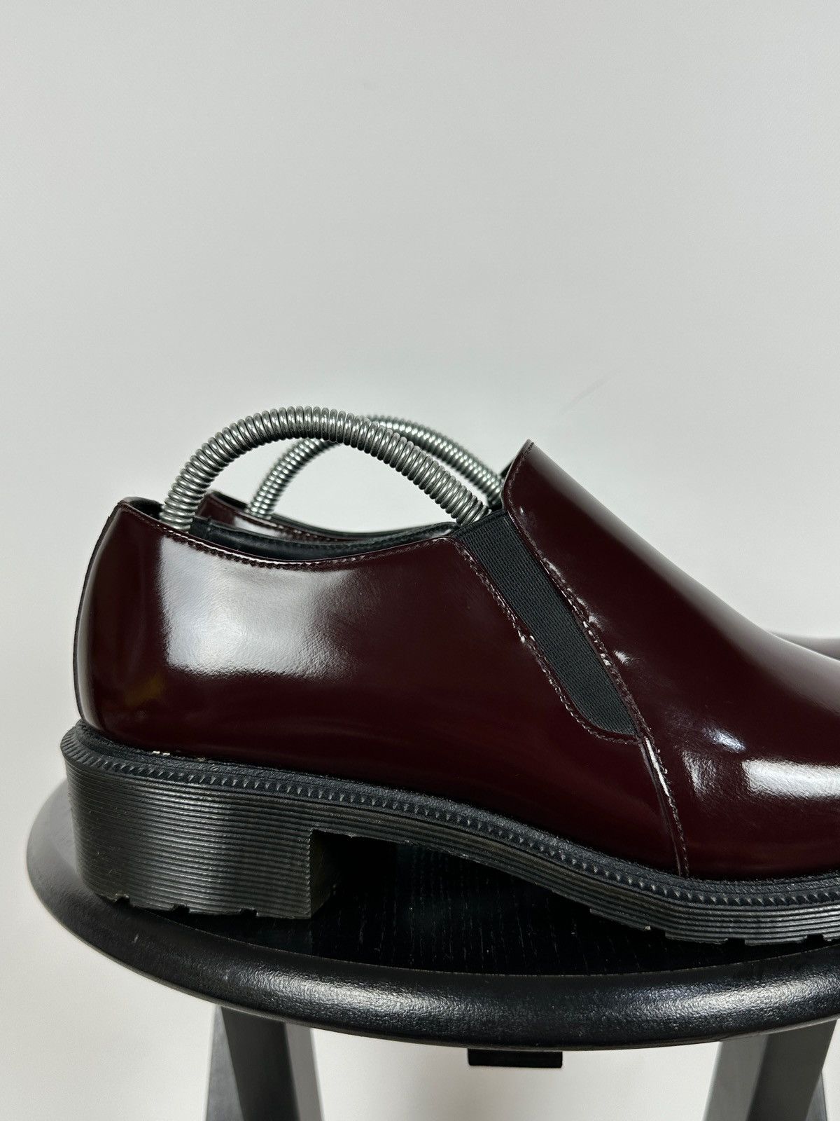Dr. Martens Dr. Martens Rosyna Burgundy Polished Smooth Leather Loafers Size US 10.5 / IT 40.5 - 12 Thumbnail