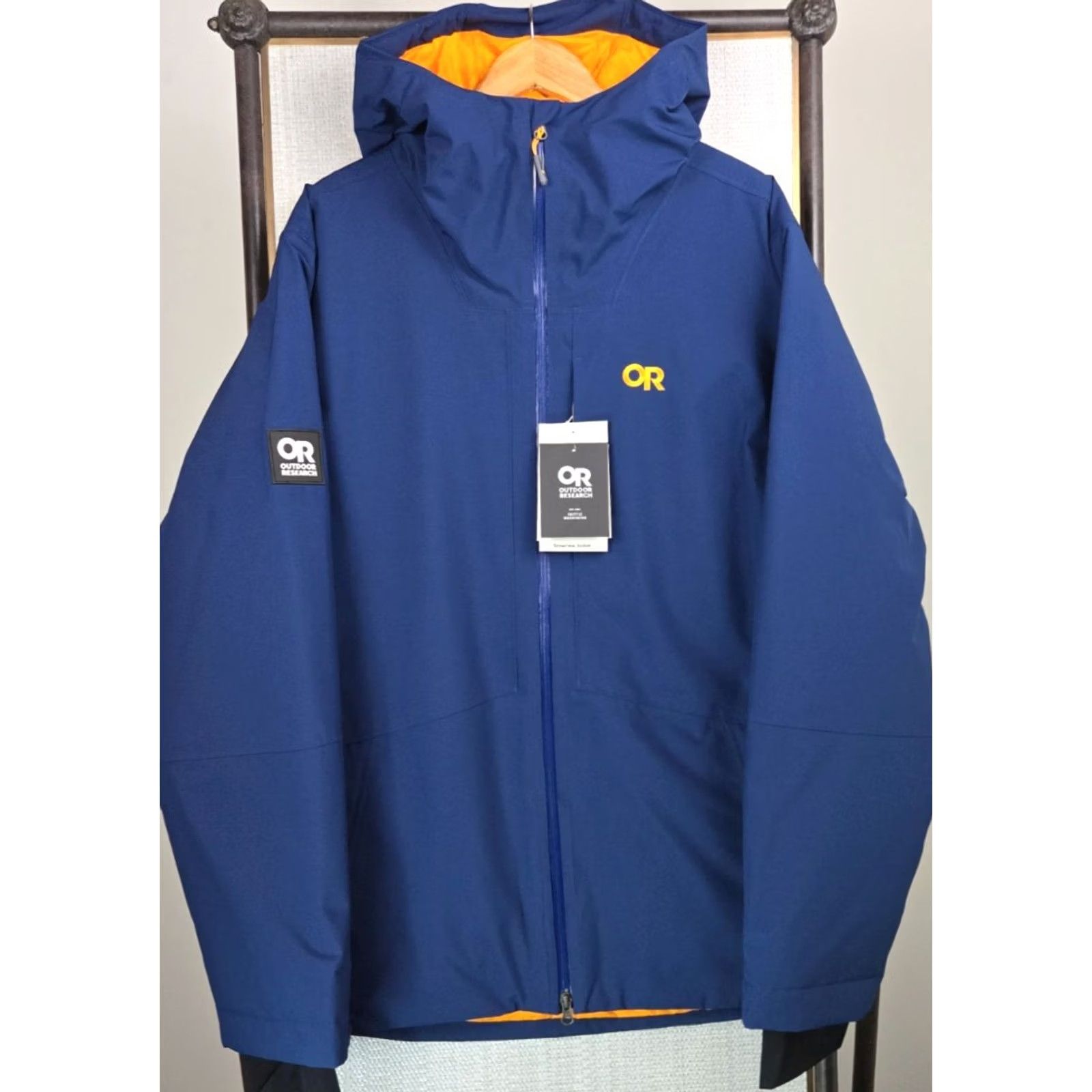 Outdoor Research Outdoor Research Jacket Mens XL Winter Full Zip Hooded Waterproof Insulated Blue Orange" Size US XL / EU 56 / 4 - 3 Thumbnail