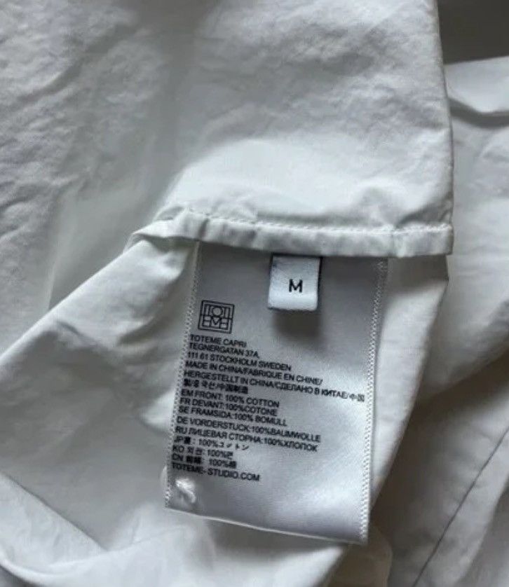 Toteme Toteme Noma Asymmetric Button down size M Size M / US 6-8 / IT 42-44 - 8 Thumbnail