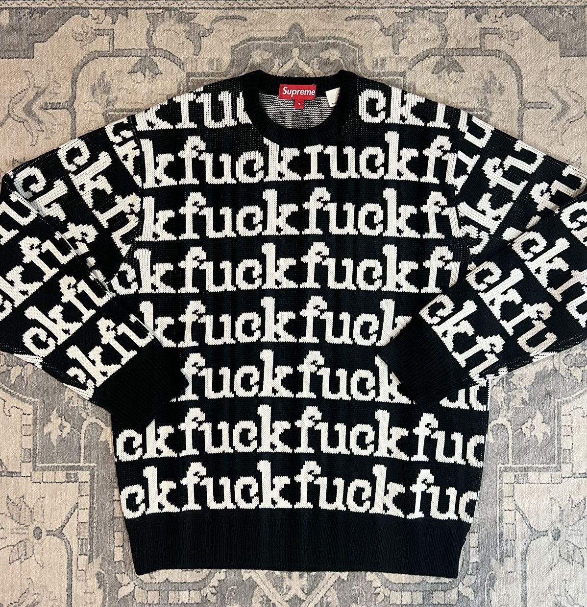 Supreme Supreme Fuck Sweater | Grailed