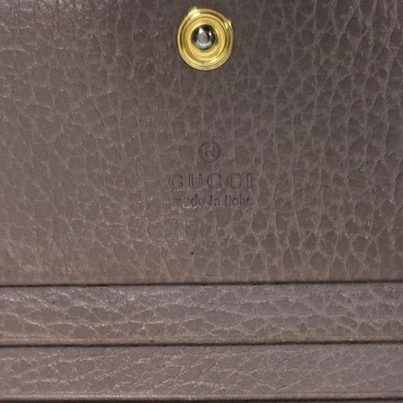 Gucci GG Marmont Compact Wallet Bifold Grained Leather