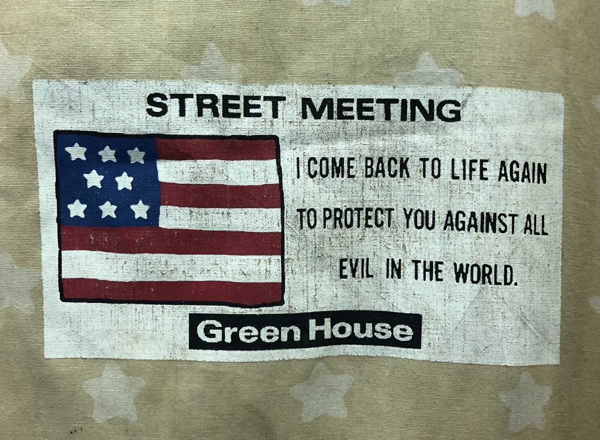 Vintage Green House Street Meeting Short Sleeve Shirt Button Up Size US L / EU 52-54 / 3 - 4 Thumbnail