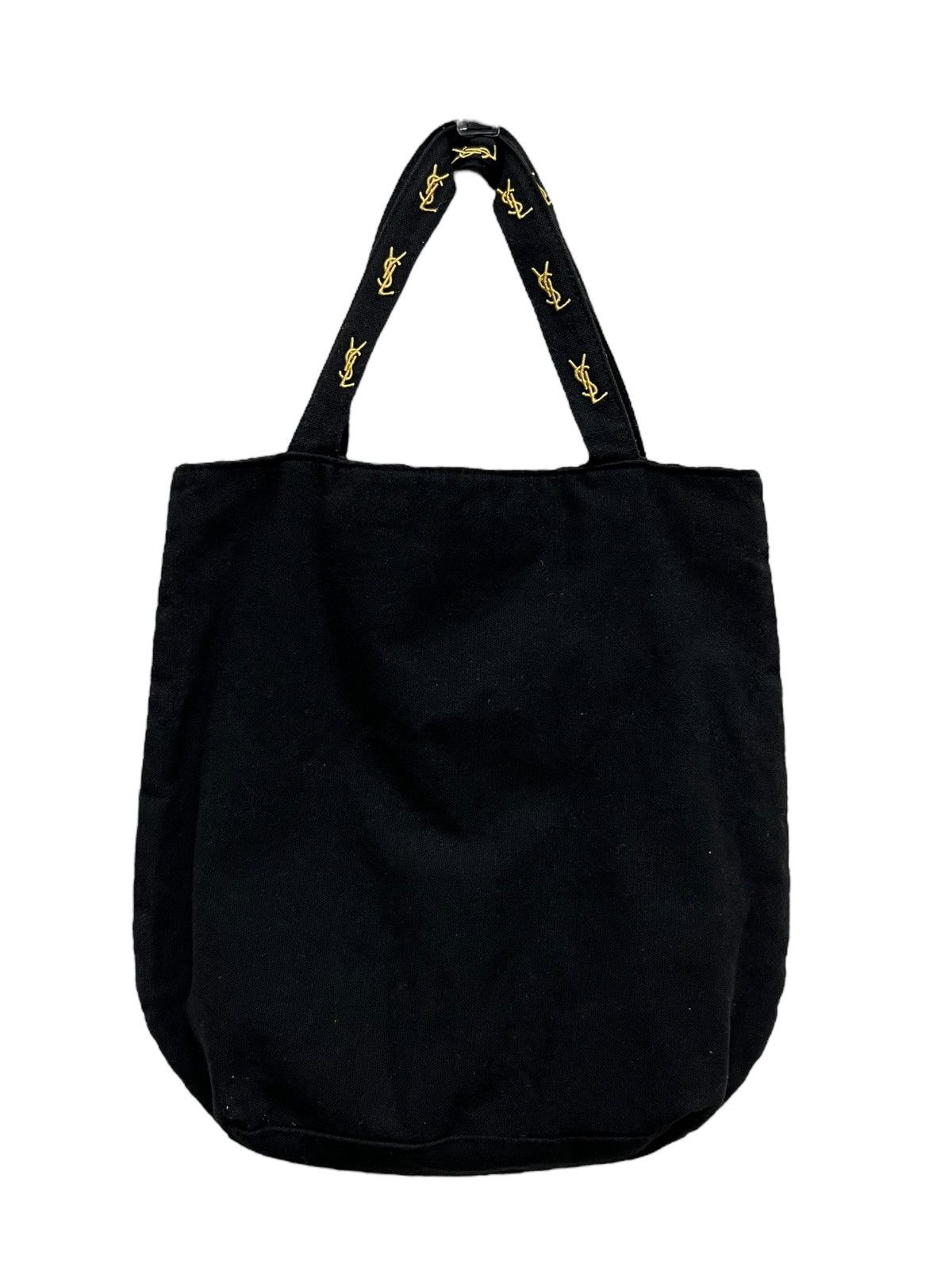 Vintage Vintage YSL Parfums Big Embroidery Cotton Canvas Tote Bag Size ONE SIZE - 4 Thumbnail