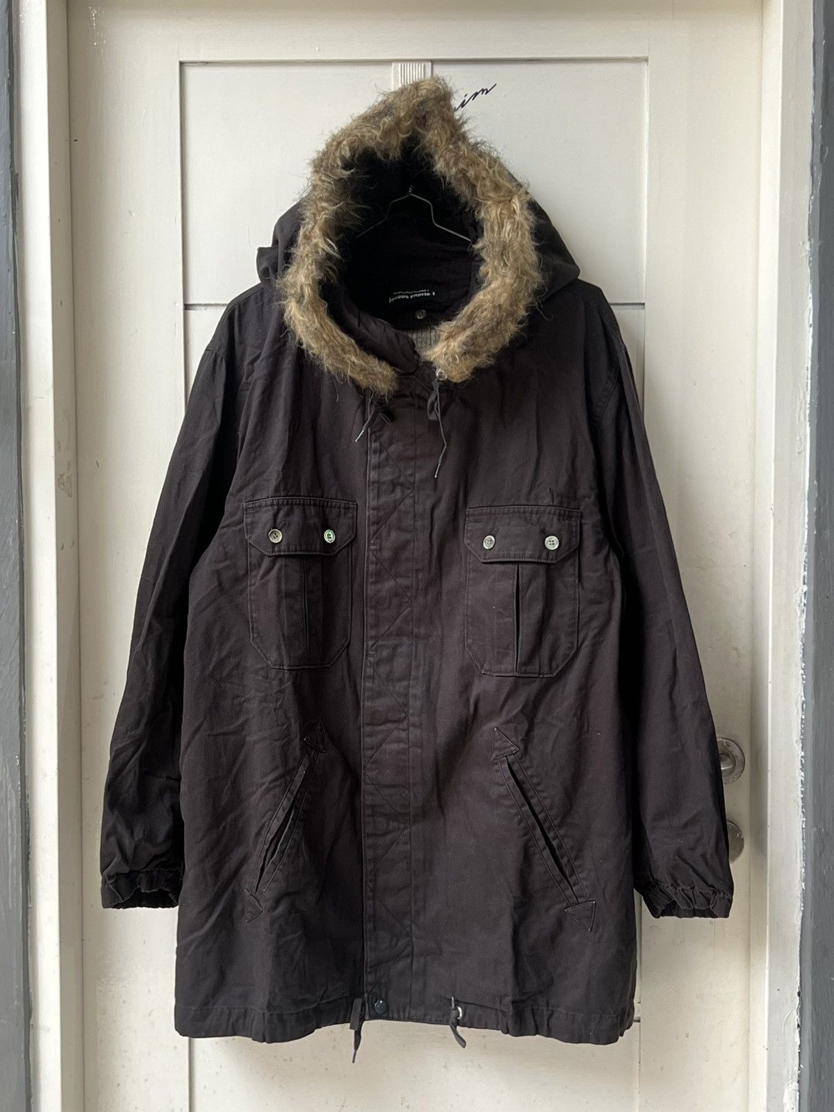 Issey Miyake Mercibeaucoup Jevous Enprie Issey Miyake Coat Jacket Size US L / EU 52-54 / 3 - 14 Thumbnail