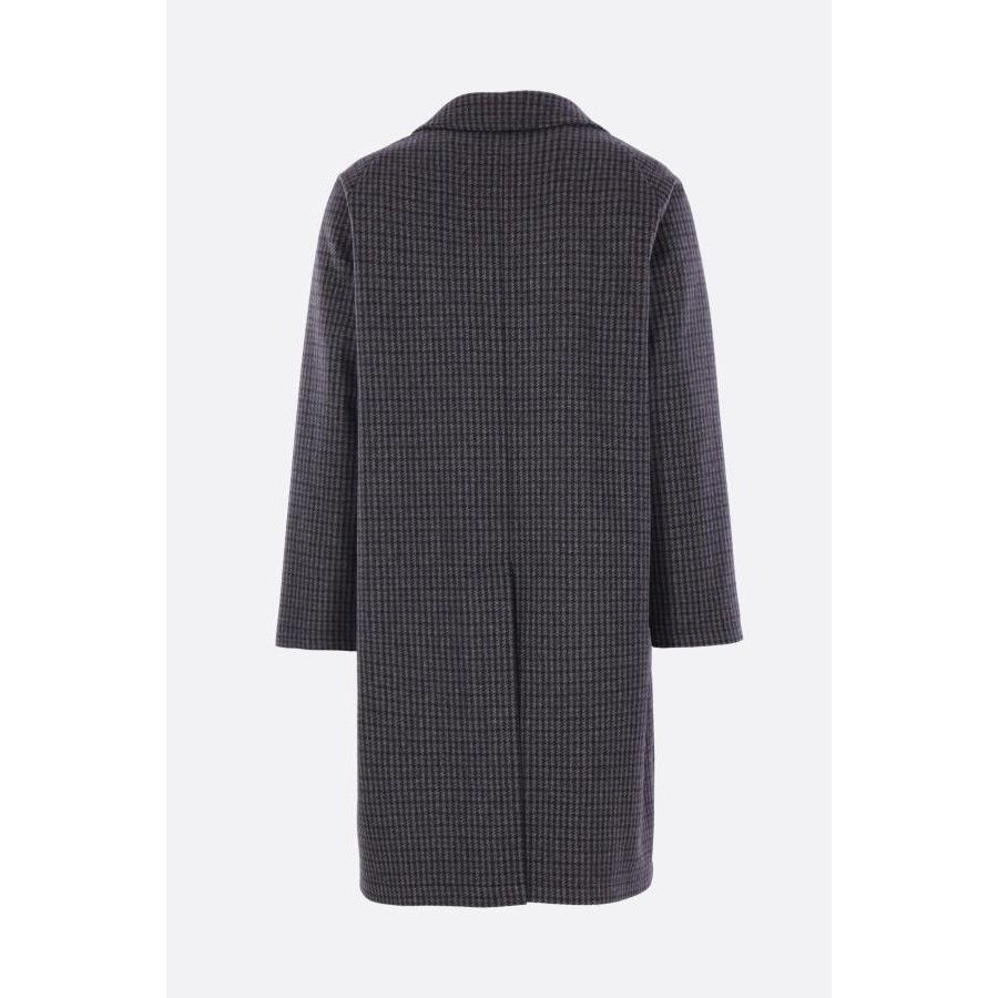 Tagliatore TAGLIATORE Loyd Houndstooth Wool Blend Coat New & Authentic Size US L / EU 52-54 / 3 - 2 Thumbnail