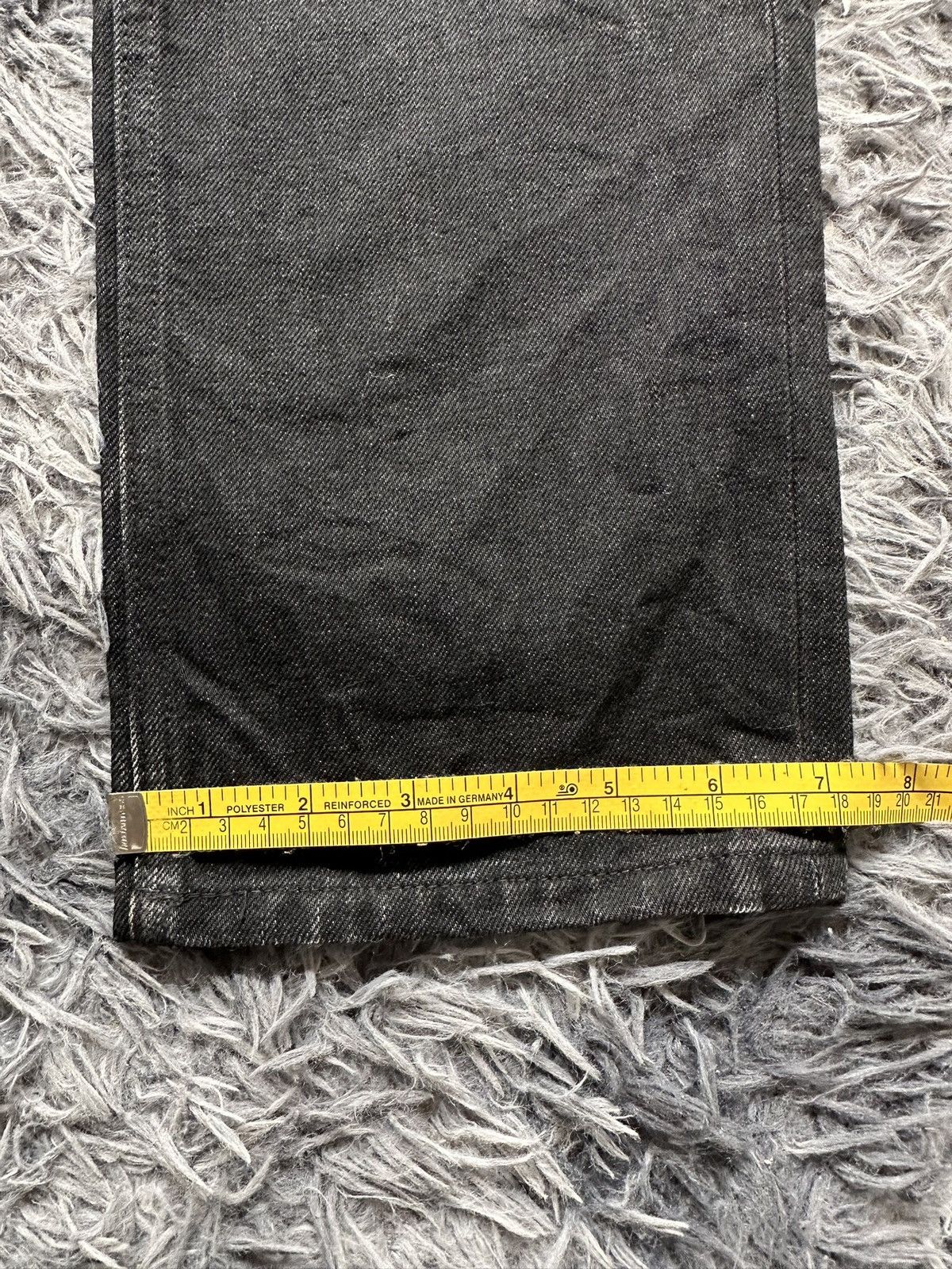 BUFFALO BOBS Archive 00's Lounge Lizard coated black denim Size US 33 - 15 Thumbnail