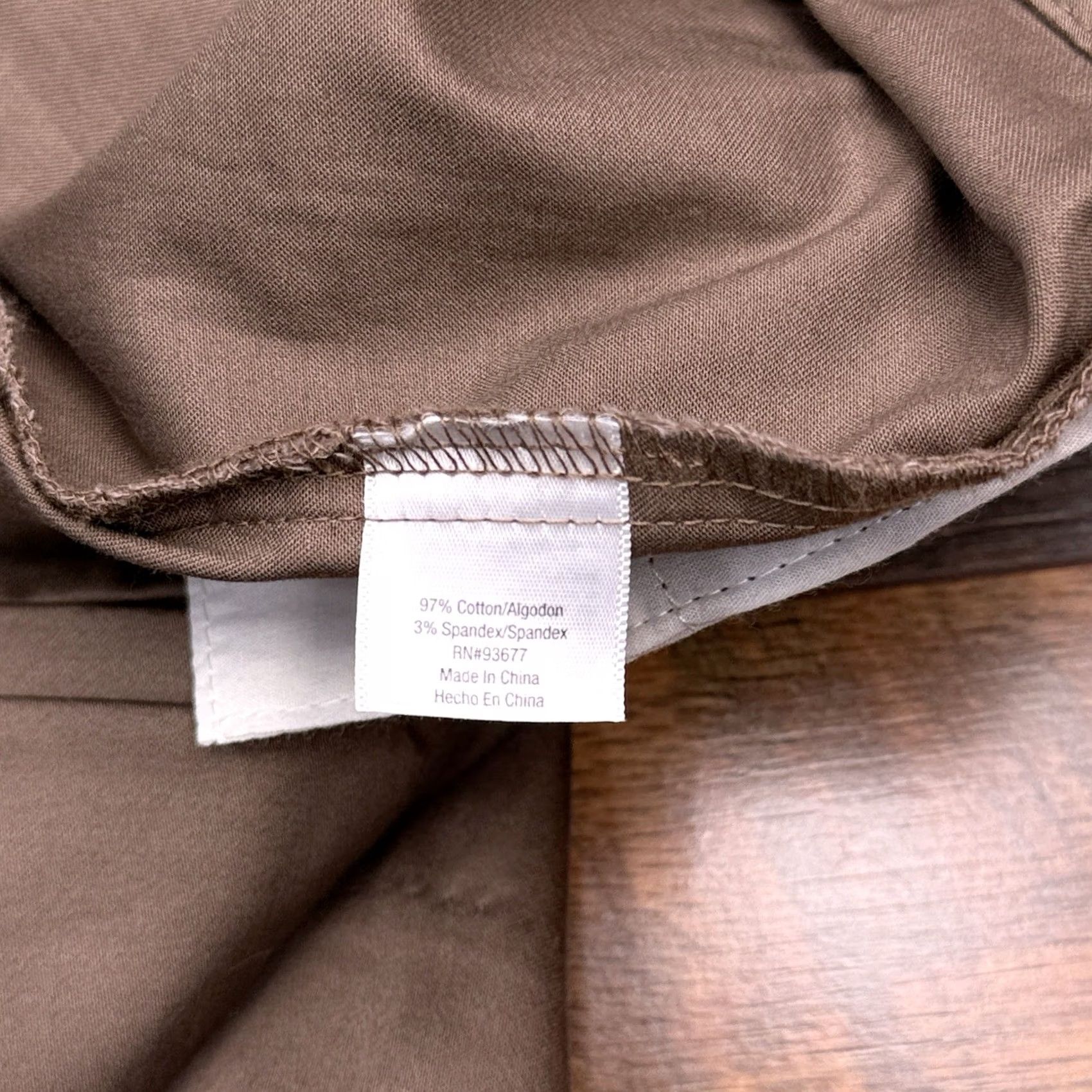 Vintage A.n.a Chino Shorts Womens 8P Petite Brown Mid Rise Stretch Casual Modern Size 30" / US 8 / IT 44 - 5 Thumbnail